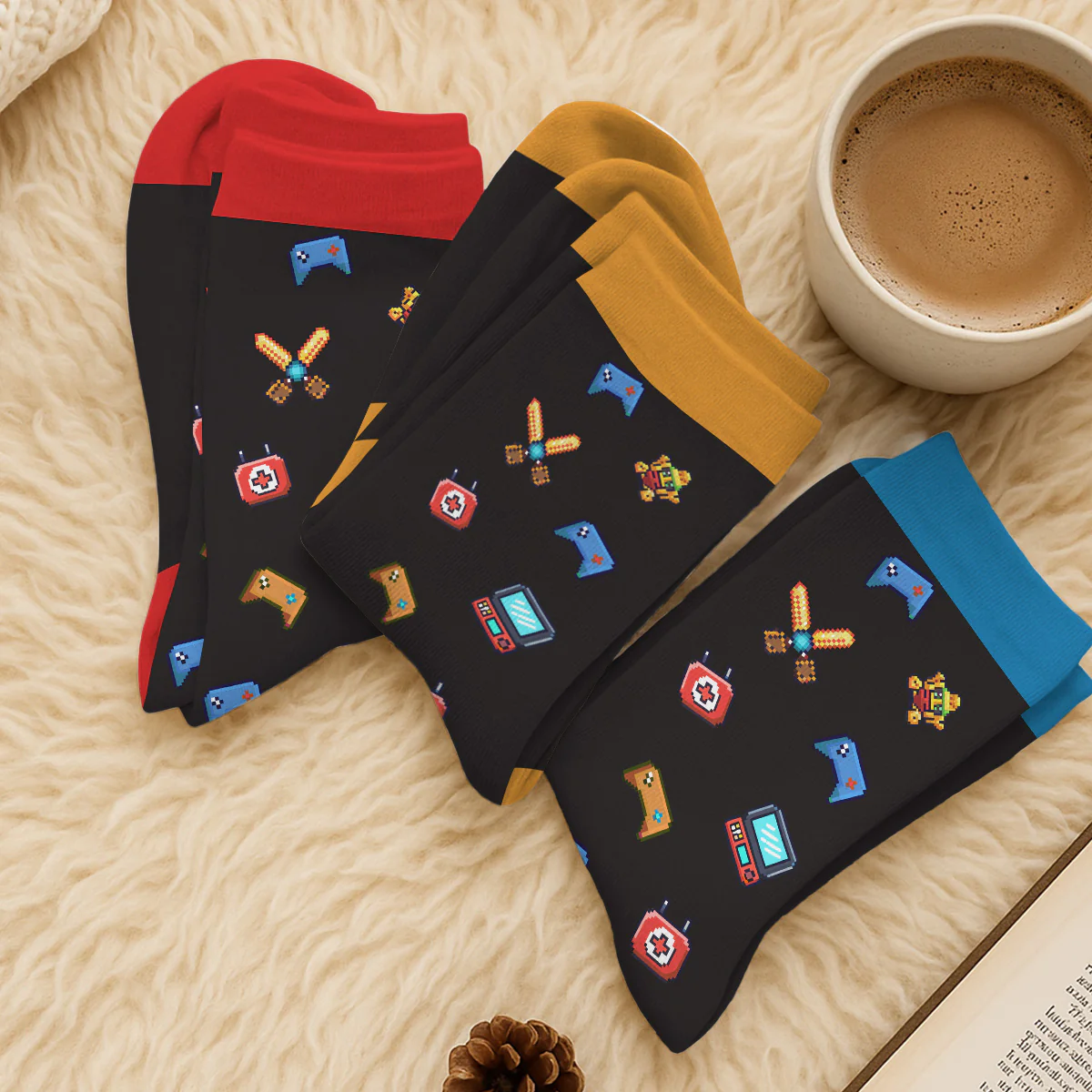 Do Not Disturb - Personalized Custom Crew Socks - Image 5