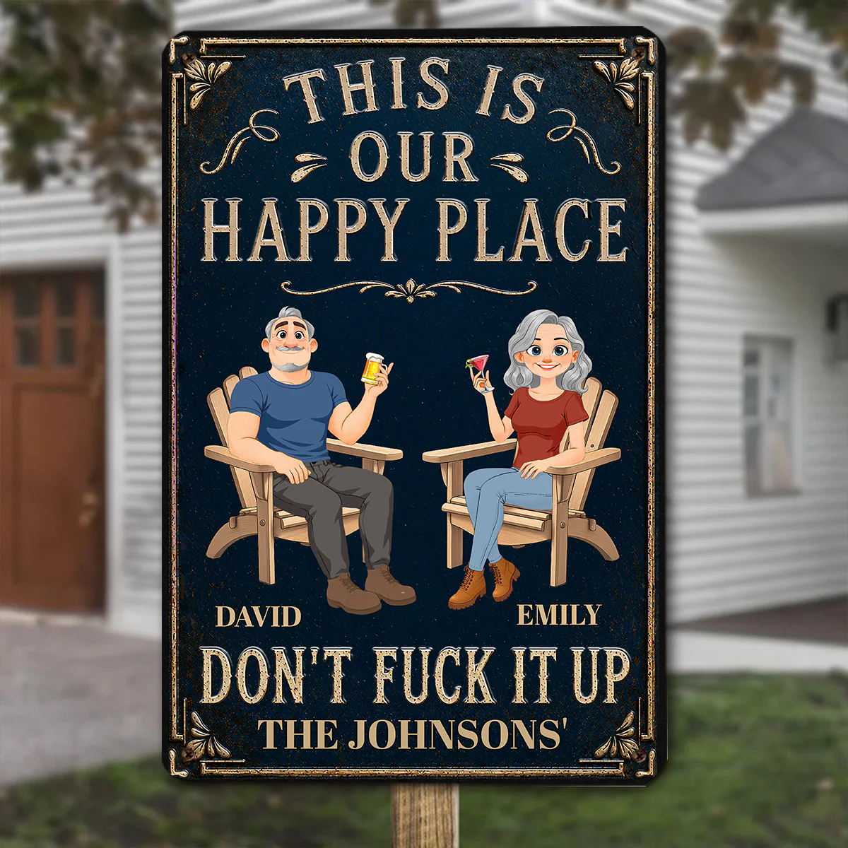 Do Not Ruin It - Personalized Custom Metal Sign - Image 2