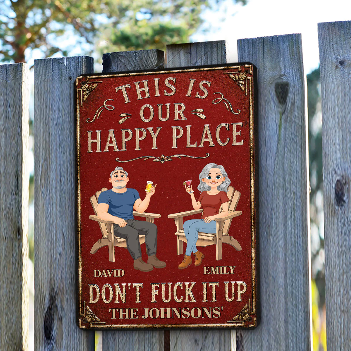 Do Not Ruin It - Personalized Custom Metal Sign - Image 3
