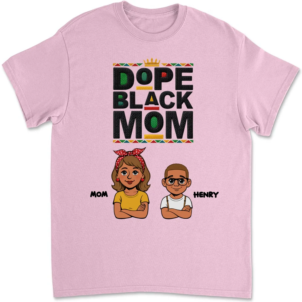 Dope Black Mom Black History Month - Personalized Custom Shirt - Image 22