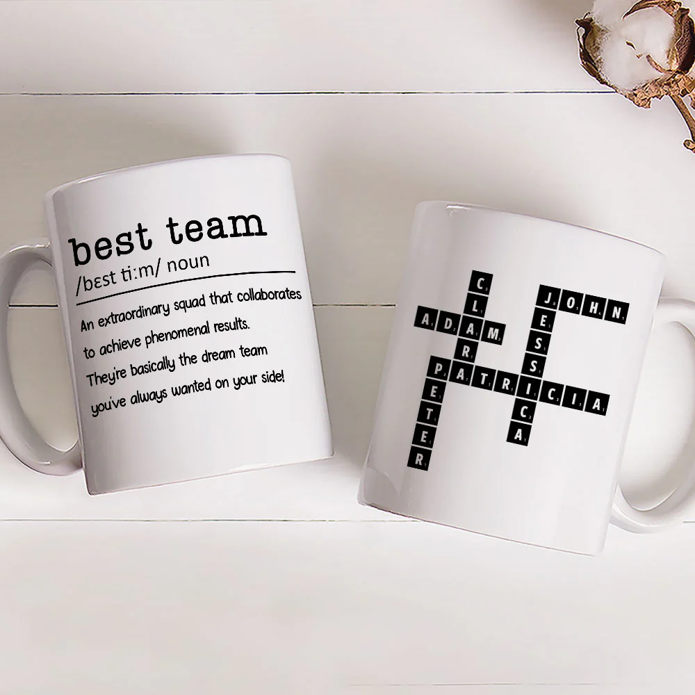 Dream Team - Personalized Custom Coffee Mug - Image 2