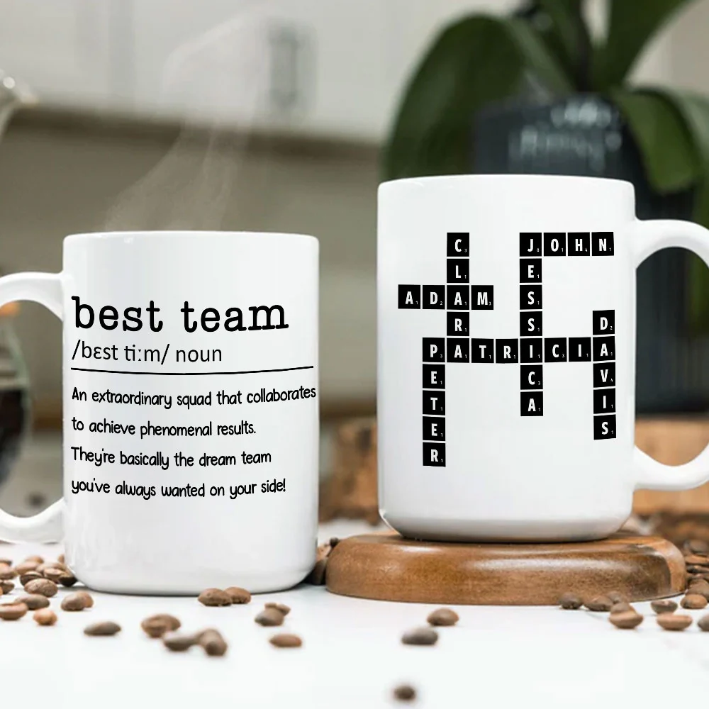Dream Team - Personalized Custom Coffee Mug - Image 5