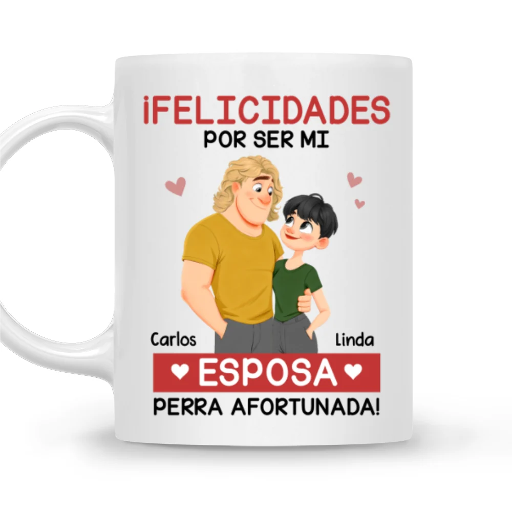 El amor eres tú - Taza de café personalizada - Image 7