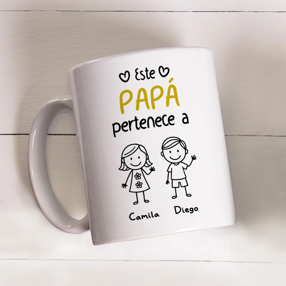 El Mejor Abuelo Del Mundo - Taza Personalizada de Café - Image 4