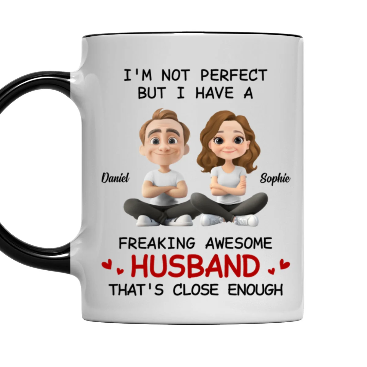 Endless Love - Personalized Custom Accent Mug - Image 6