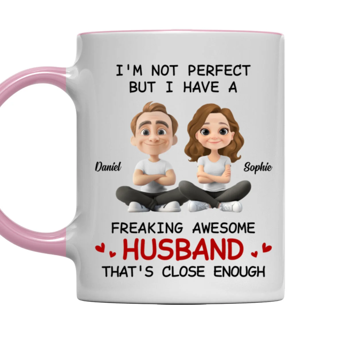 Endless Love - Personalized Custom Accent Mug - Image 8