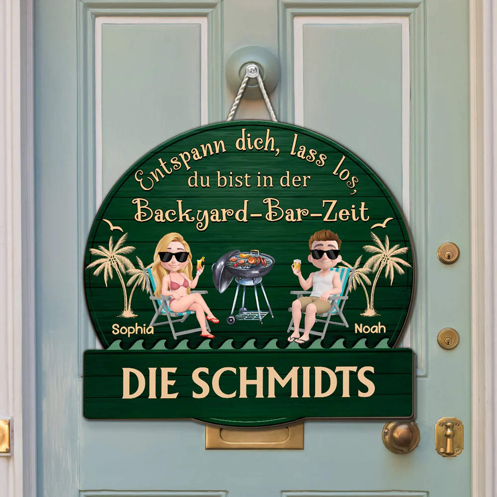 Es Ist Patio-Zeit – Personalisiertes Holzschild - Image 3