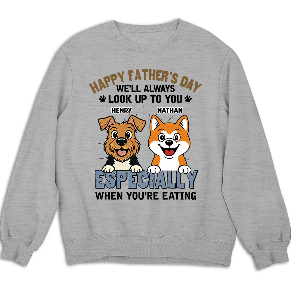 Especially When Dogs Are Eating - Personalized Custom Shirt - Image 6