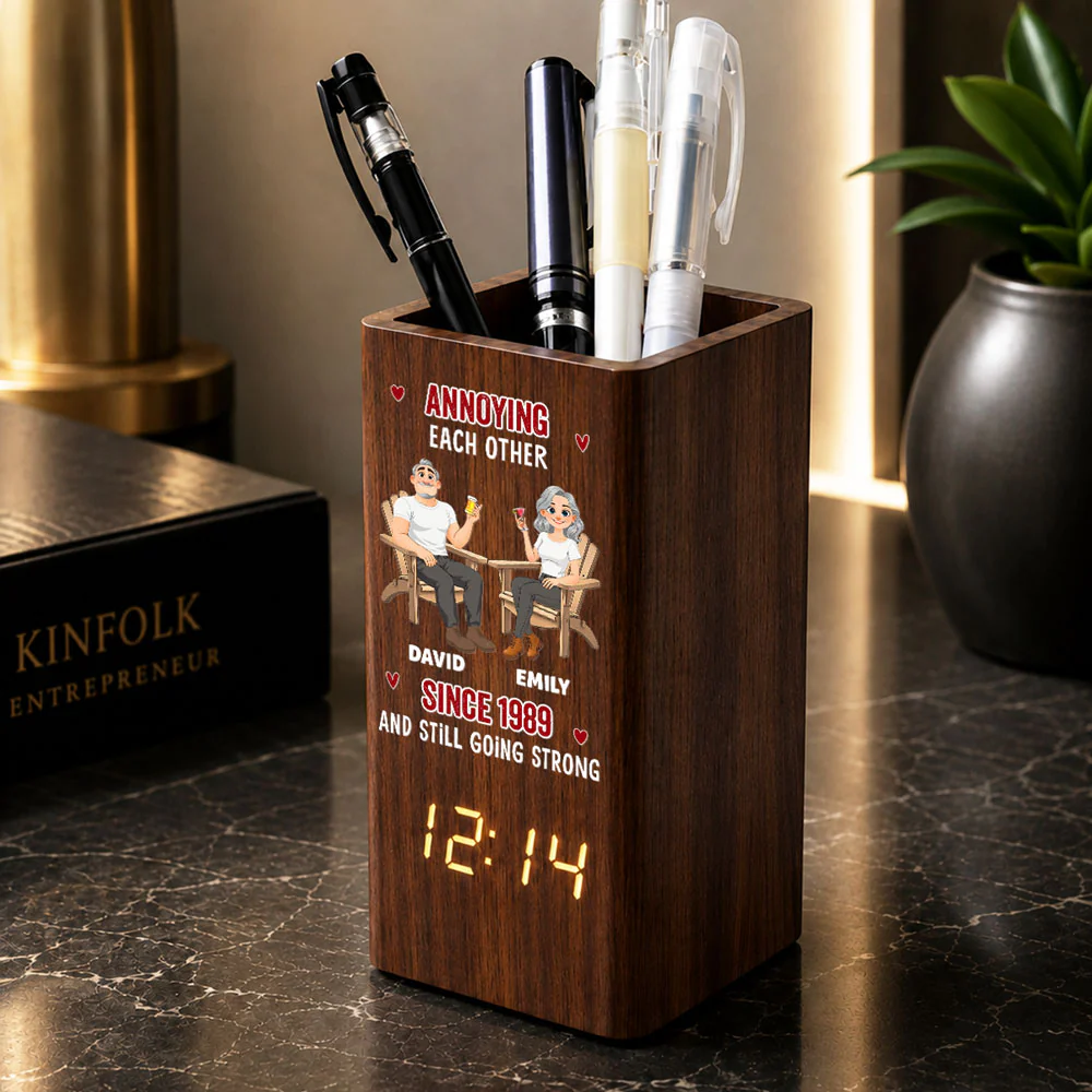 Everlasting Love - Personalized Custom Pen Holder - Image 2