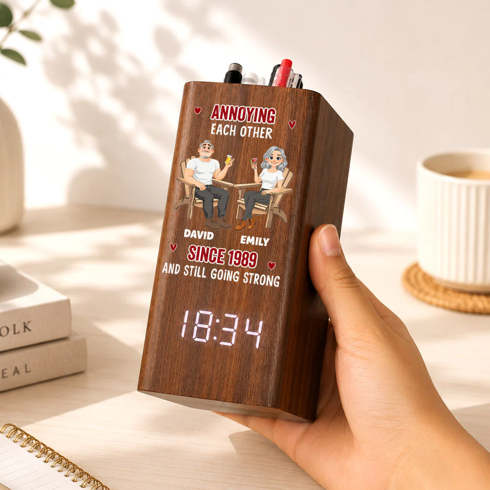 Everlasting Love - Personalized Custom Pen Holder - Image 3