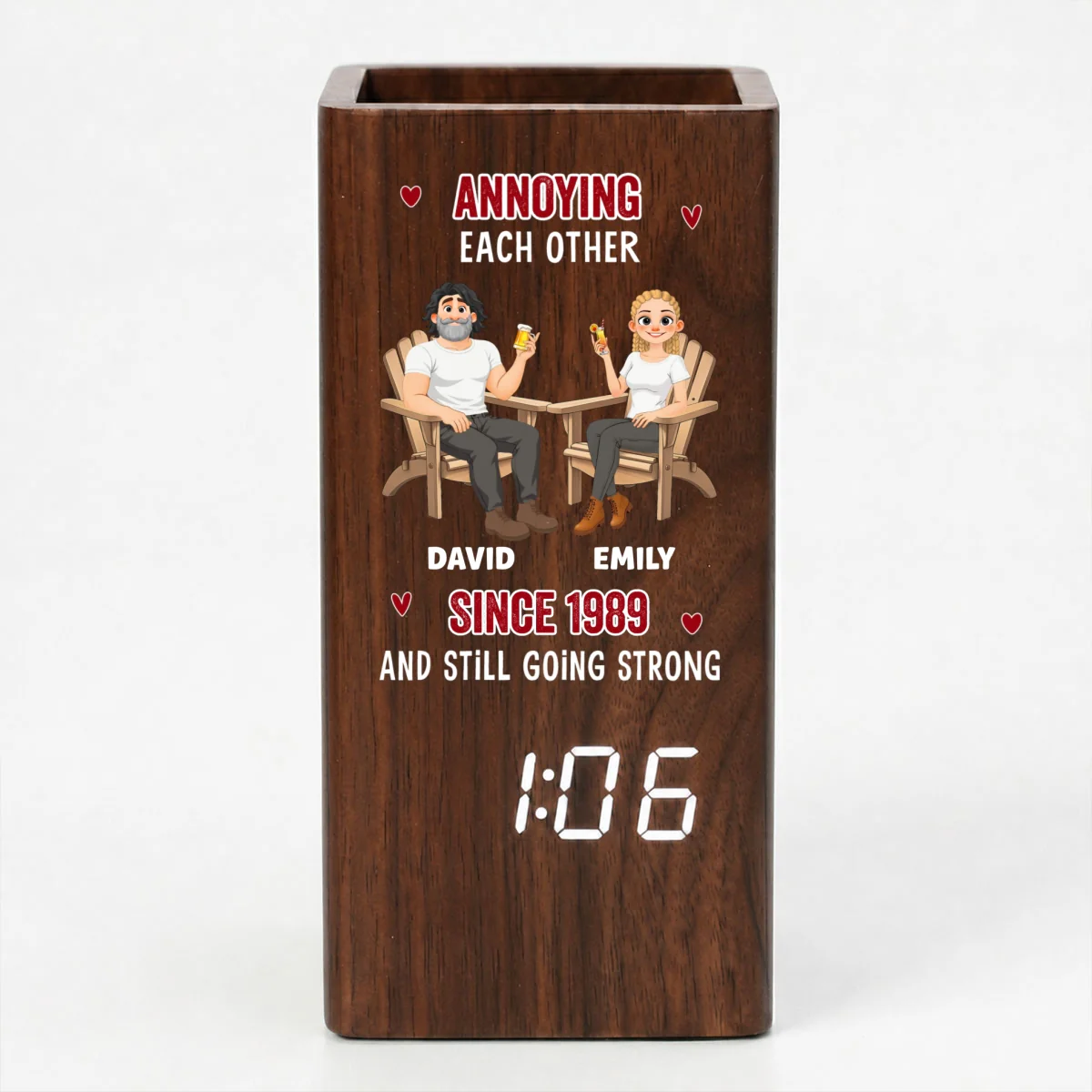 Everlasting Love - Personalized Custom Pen Holder - Image 8