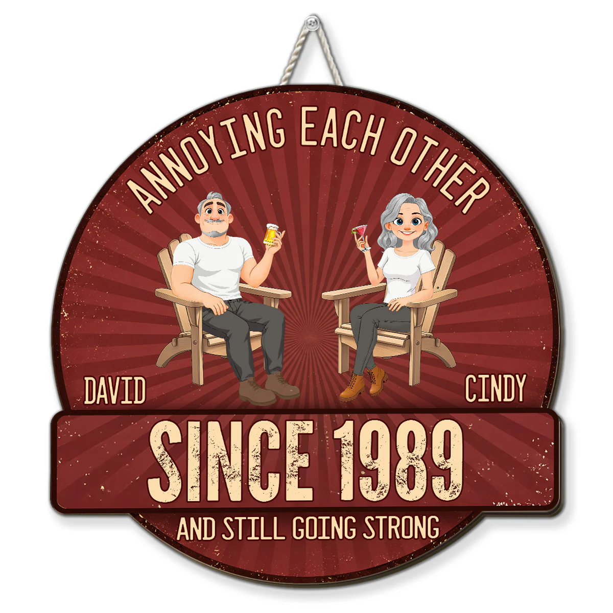 Everlasting Love - Personalized Custom Wood Sign
