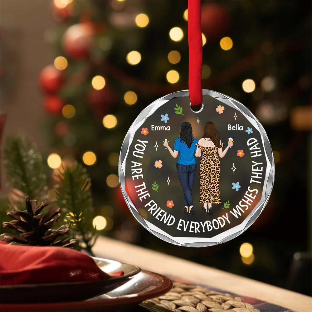 Everybody Wishes They Had - Personalized Custom Glass Ornament - Image 3