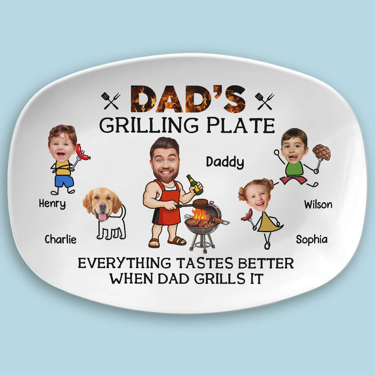 Everything Tastes Better - Personalized Custom Platter