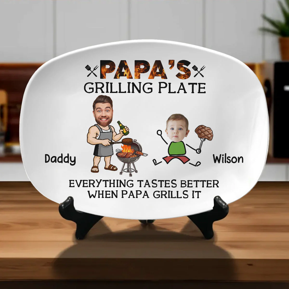 Everything Tastes Better - Personalized Custom Platter - Image 2