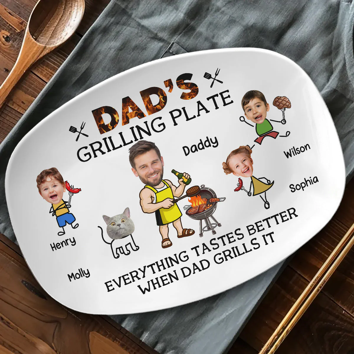 Everything Tastes Better - Personalized Custom Platter - Image 3