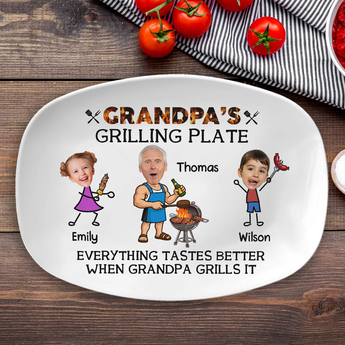 Everything Tastes Better - Personalized Custom Platter - Image 4