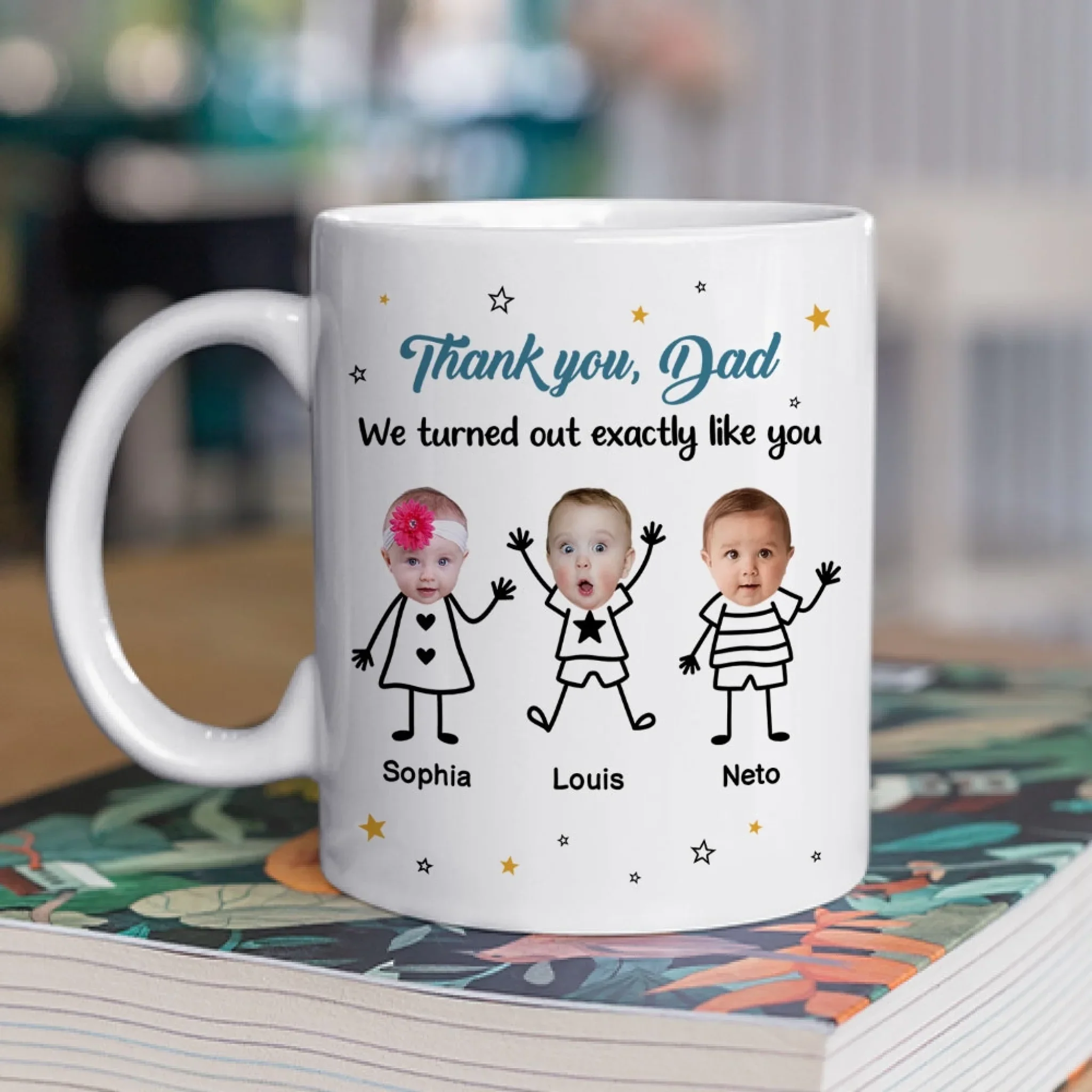 Exactly Like You - Personalized Custom Coffee Mug - Image 4