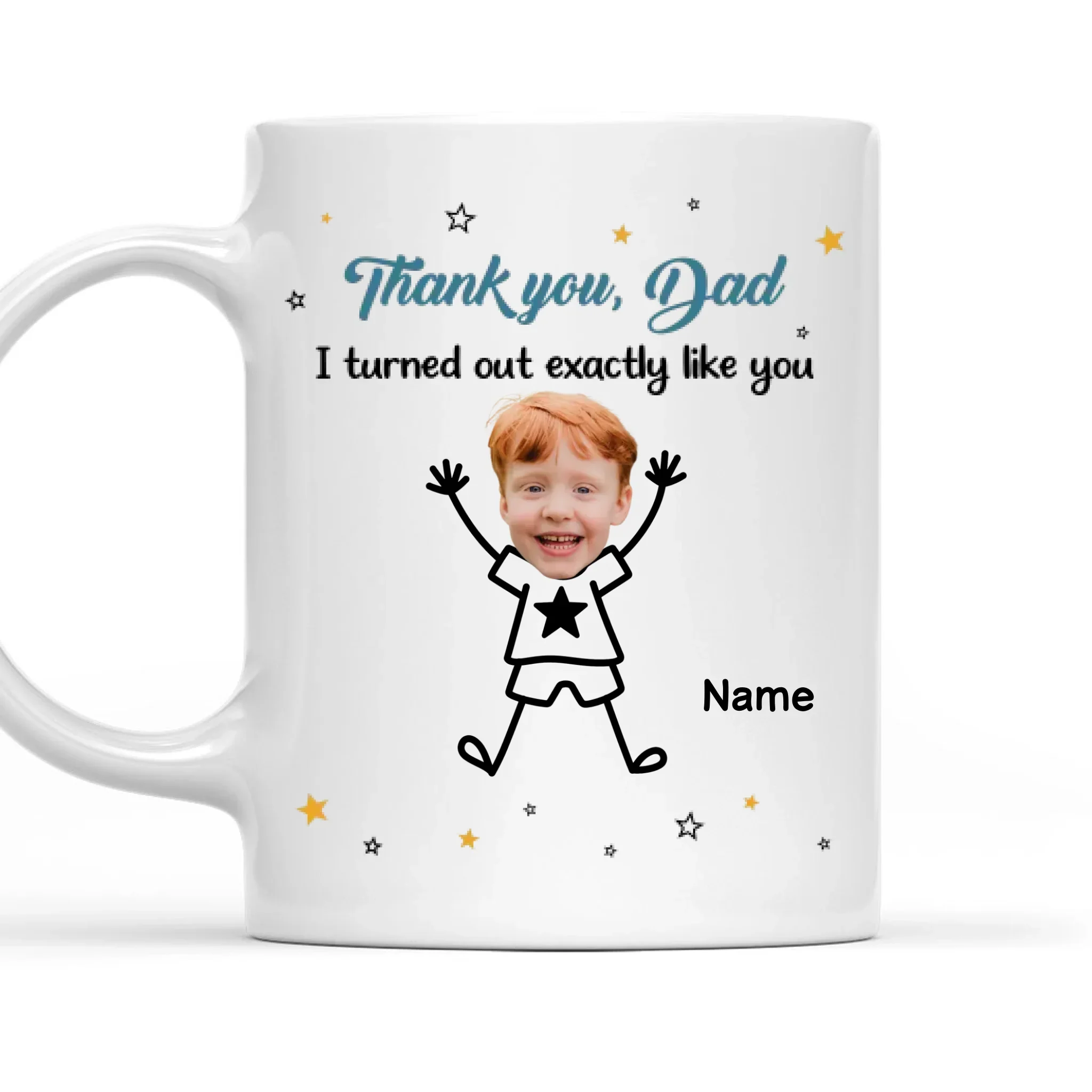 Exactly Like You - Personalized Custom Coffee Mug - Image 7