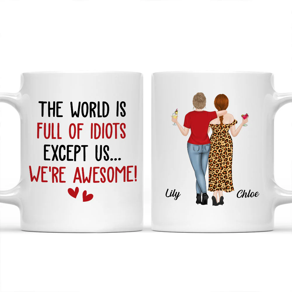 Except Us - Personalized Custom Coffee Mug