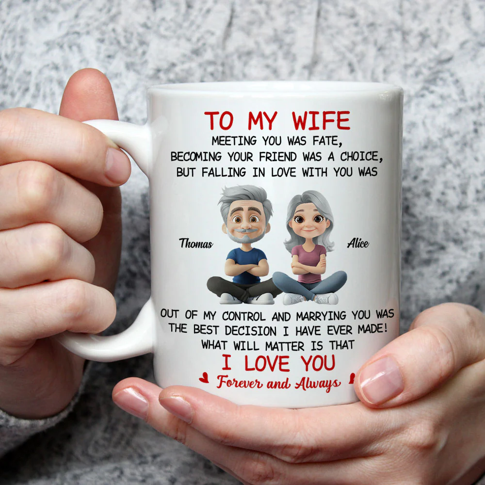 Falling In Love With You - Personalized Custom Coffee Mug - Image 3