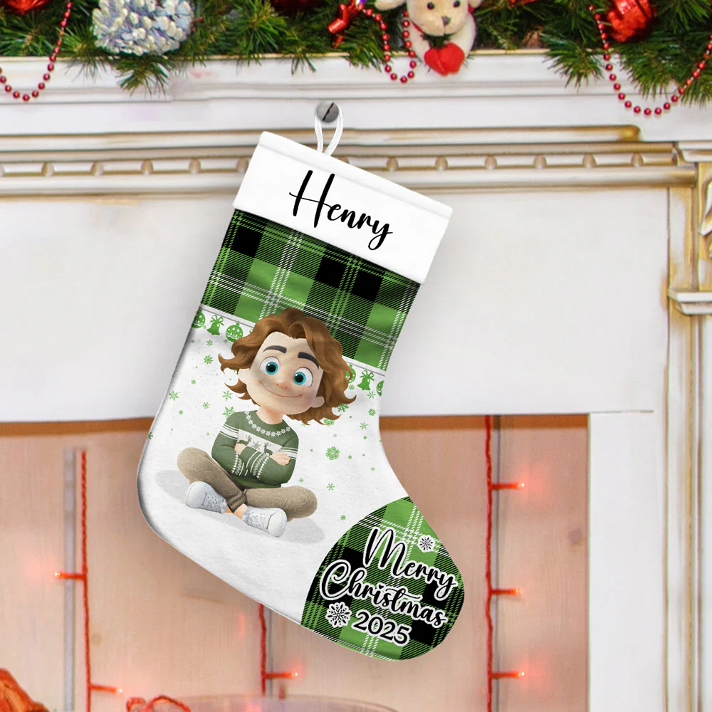 Family Christmas Stocking 2025 - Personalized Custom Christmas Stocking - Image 4