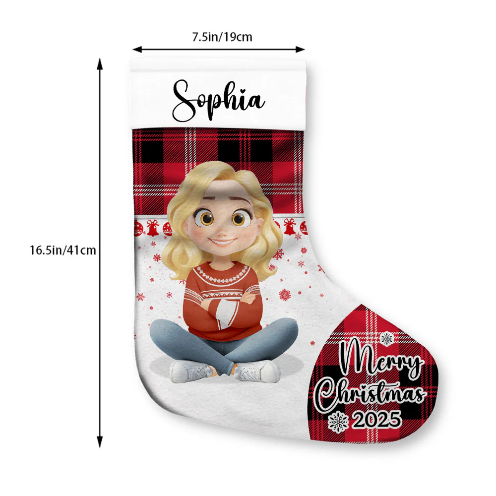 Family Christmas Stocking 2025 - Personalized Custom Christmas Stocking - Image 5