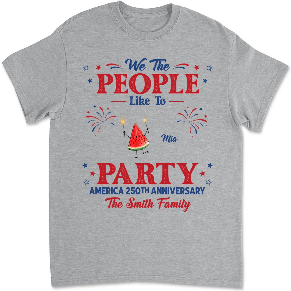 Family Happy 4th Of July - Personalized Custom Shirt - Image 7