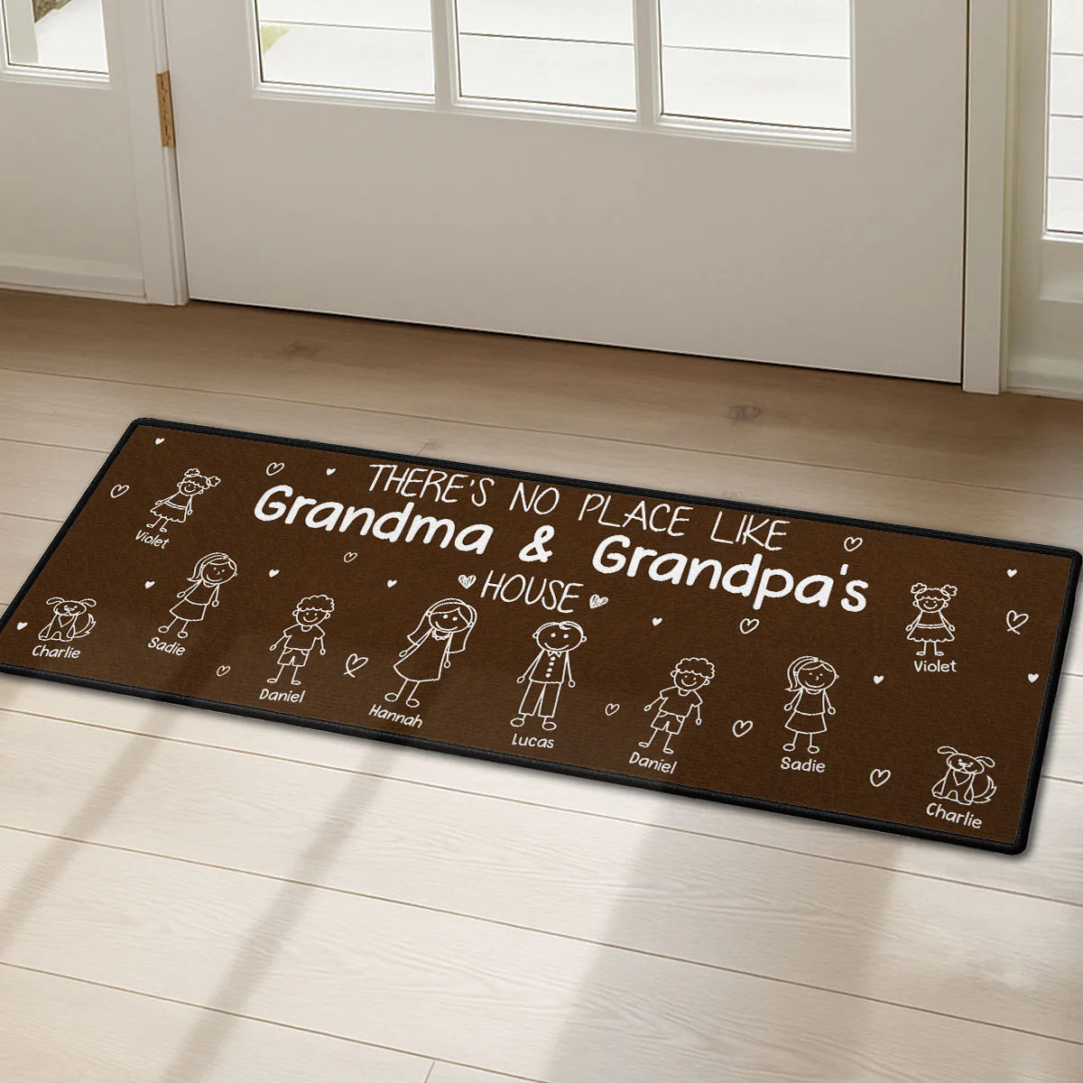 Family Love - Personalized Custom Runner Rug