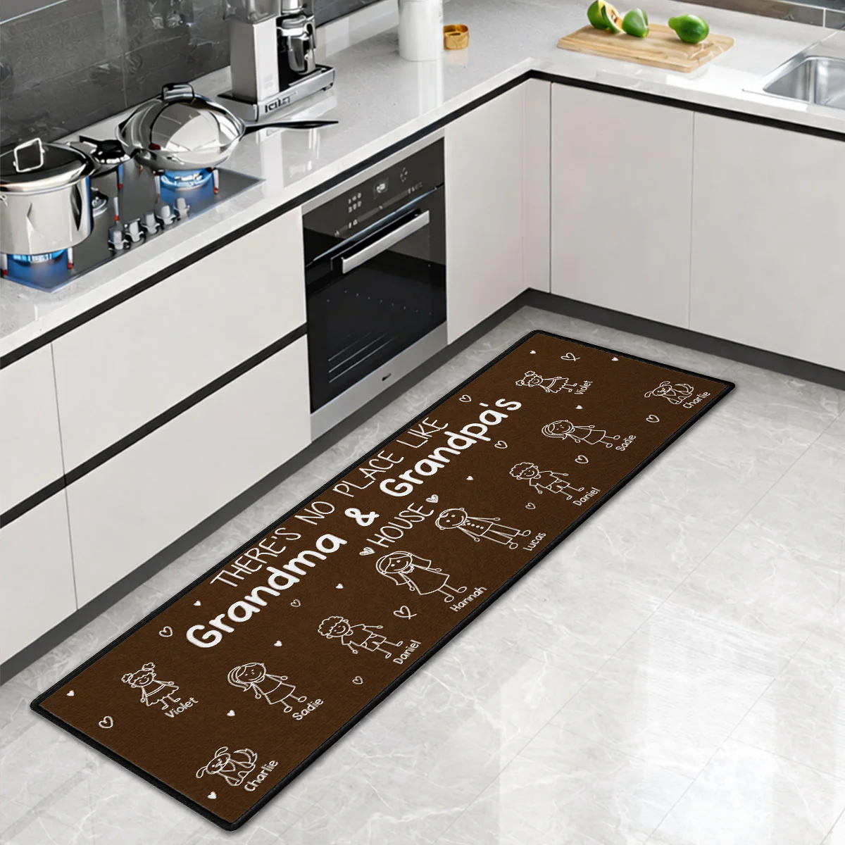 Family Love - Personalized Custom Runner Rug - Image 5