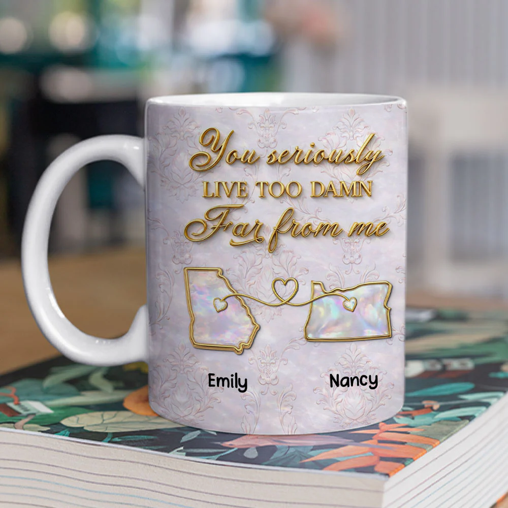 Far From Me - Personalized Custom 3D Inflated Effect Mug - Image 2