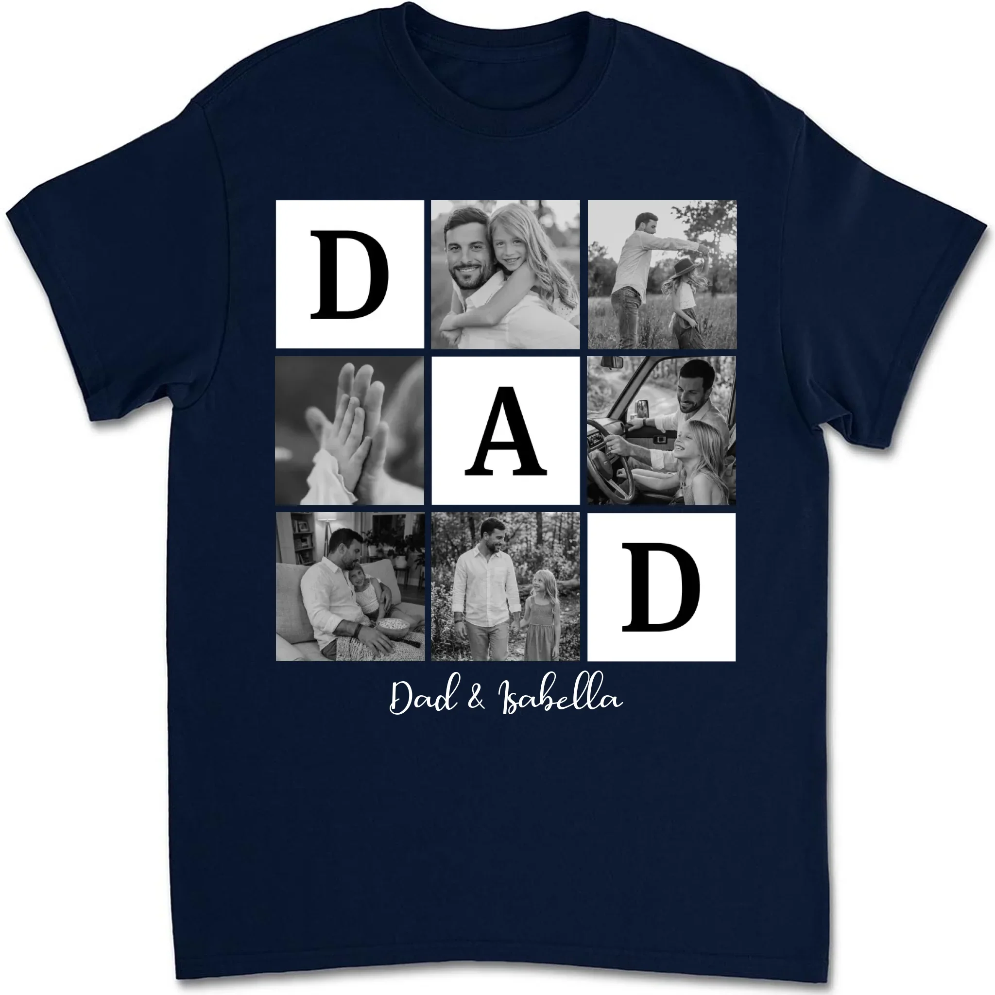 Fatherhood Looks Good Here - Personalized Custom Shirt - Image 10