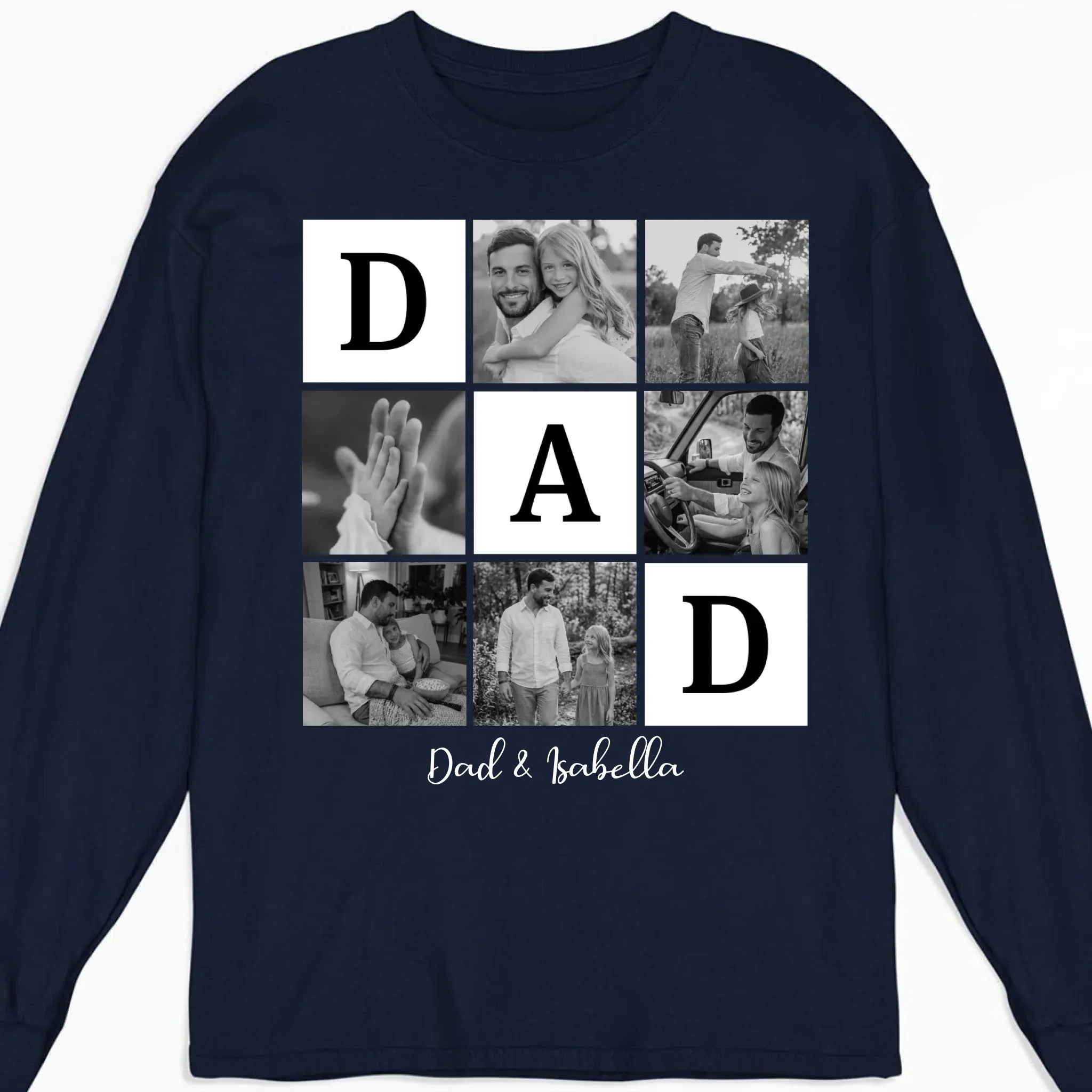 Fatherhood Looks Good Here - Personalized Custom Shirt - Image 13