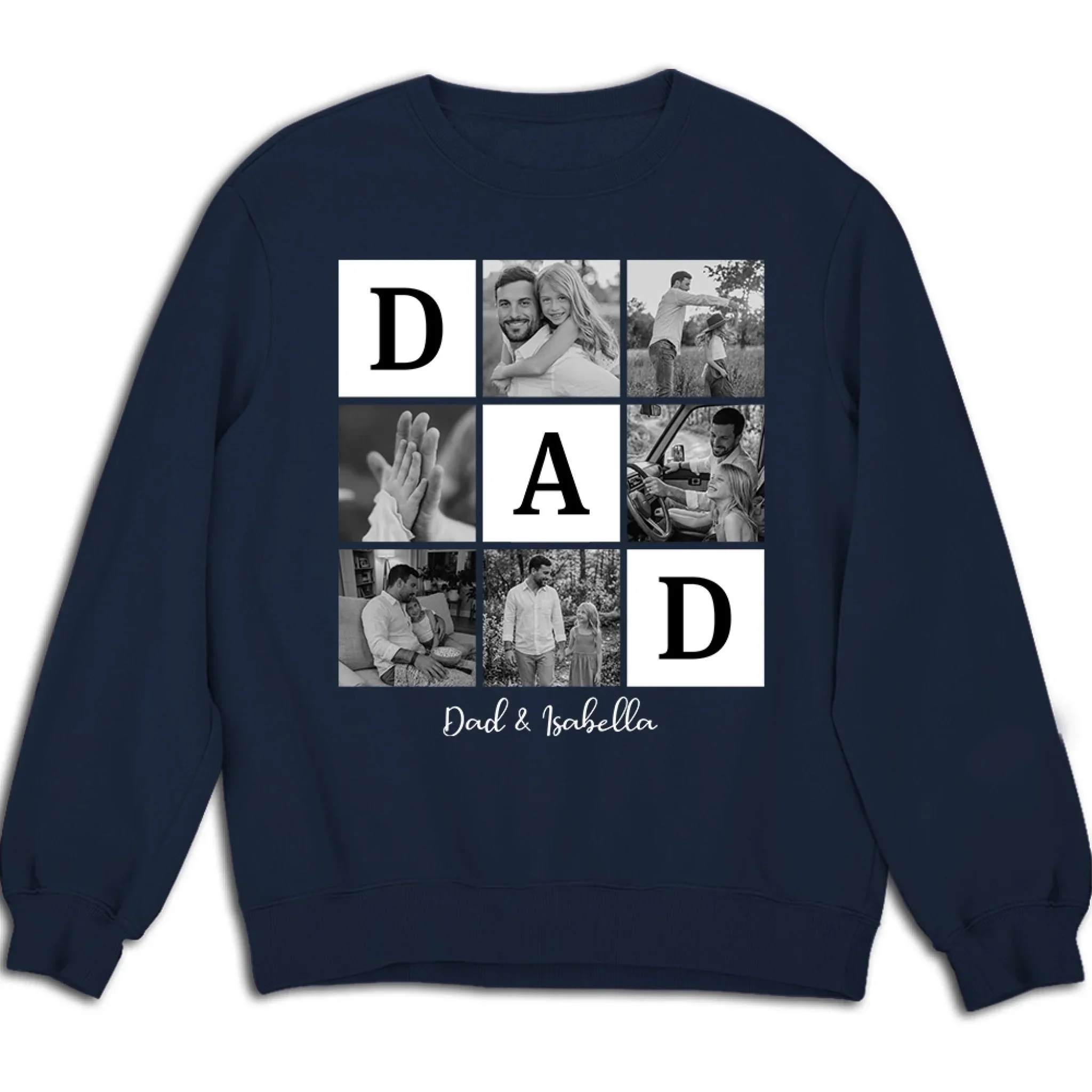 Fatherhood Looks Good Here - Personalized Custom Shirt - Image 3