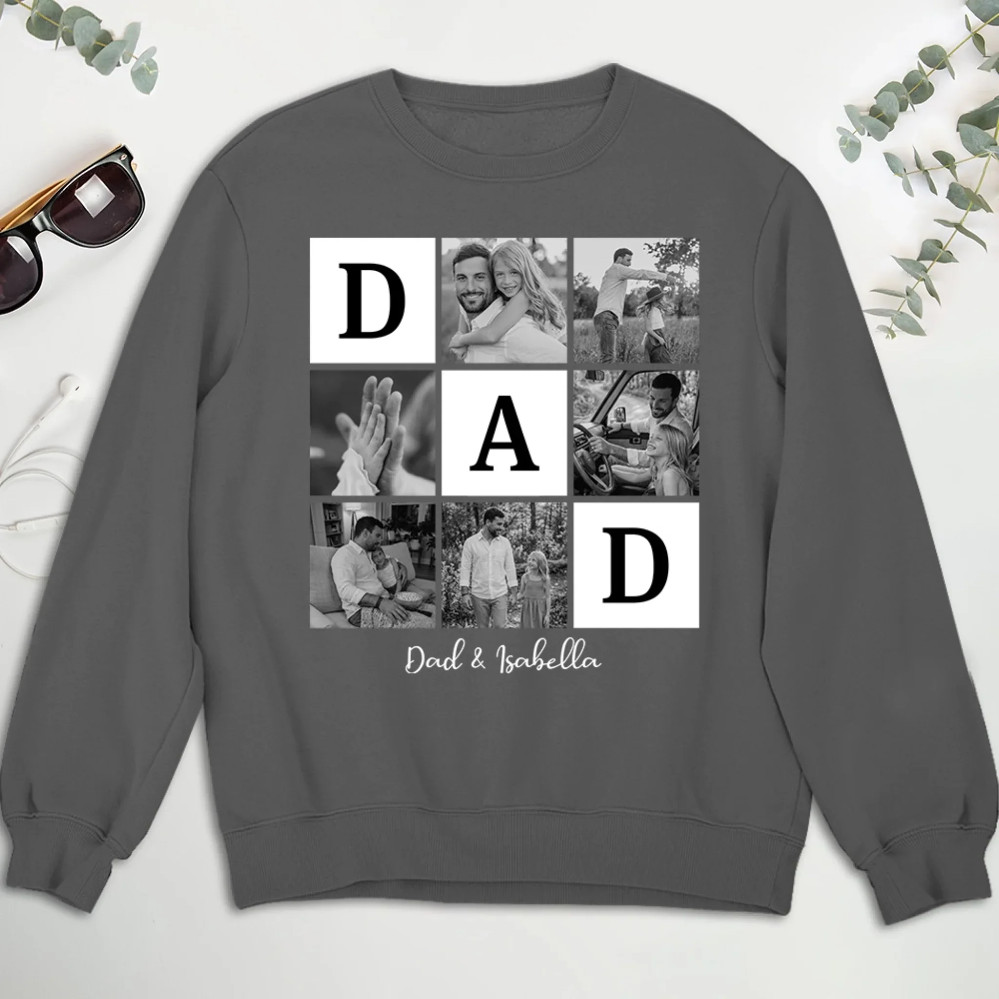 Fatherhood Looks Good Here - Personalized Custom Shirt - Image 5