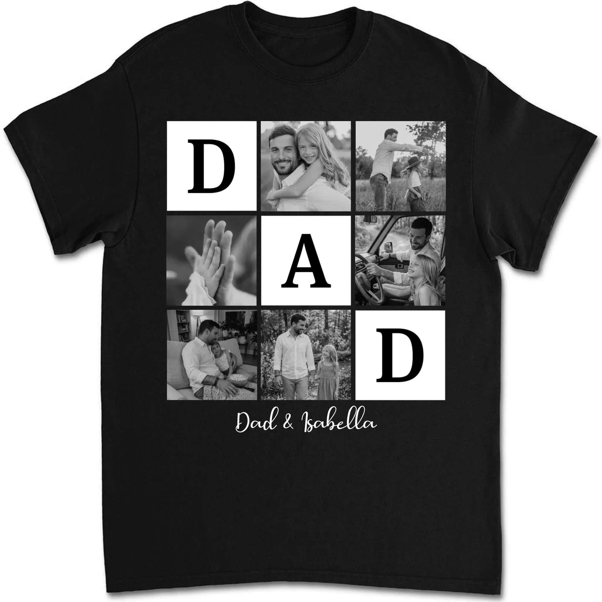 Fatherhood Looks Good Here - Personalized Custom Shirt - Image 7