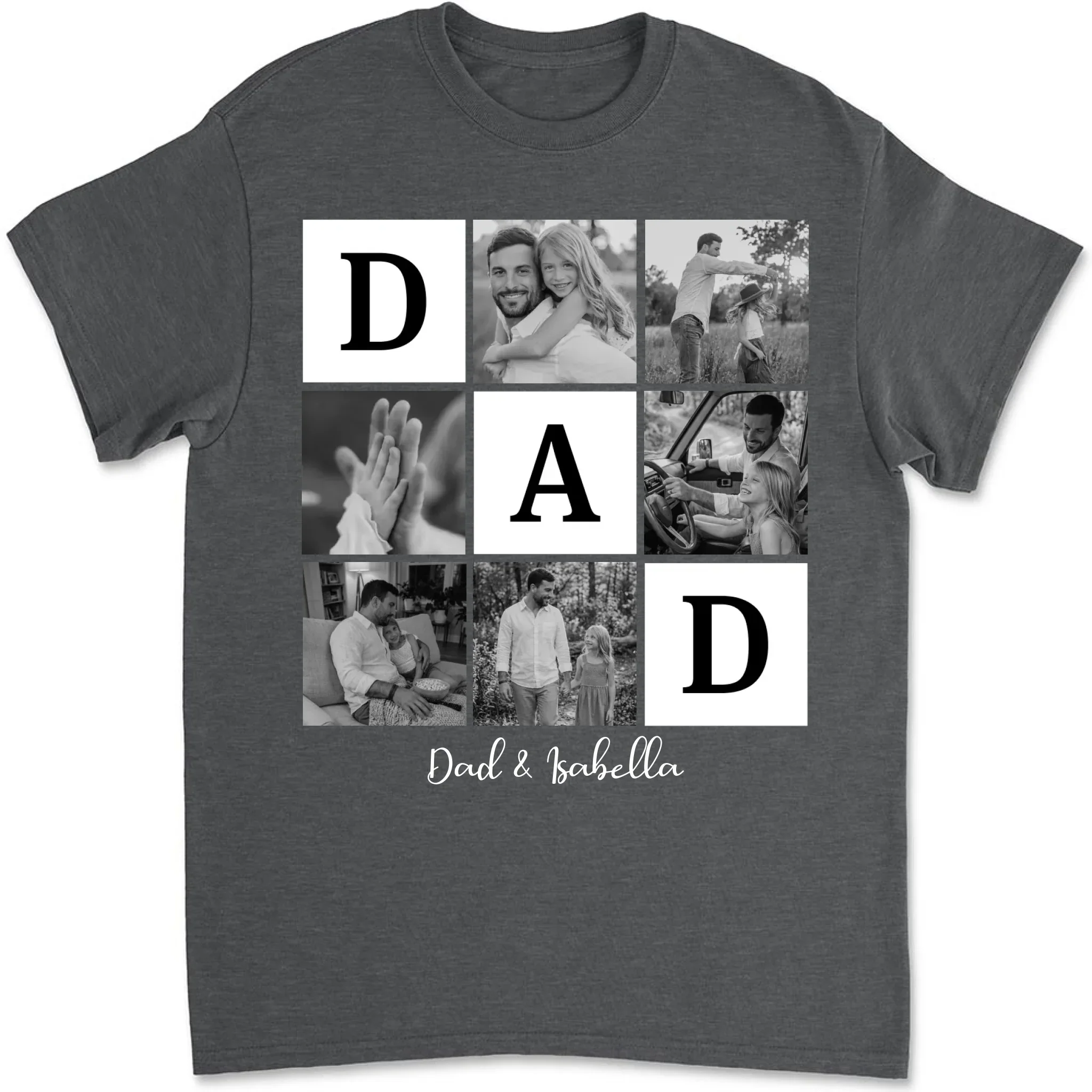 Fatherhood Looks Good Here - Personalized Custom Shirt - Image 8