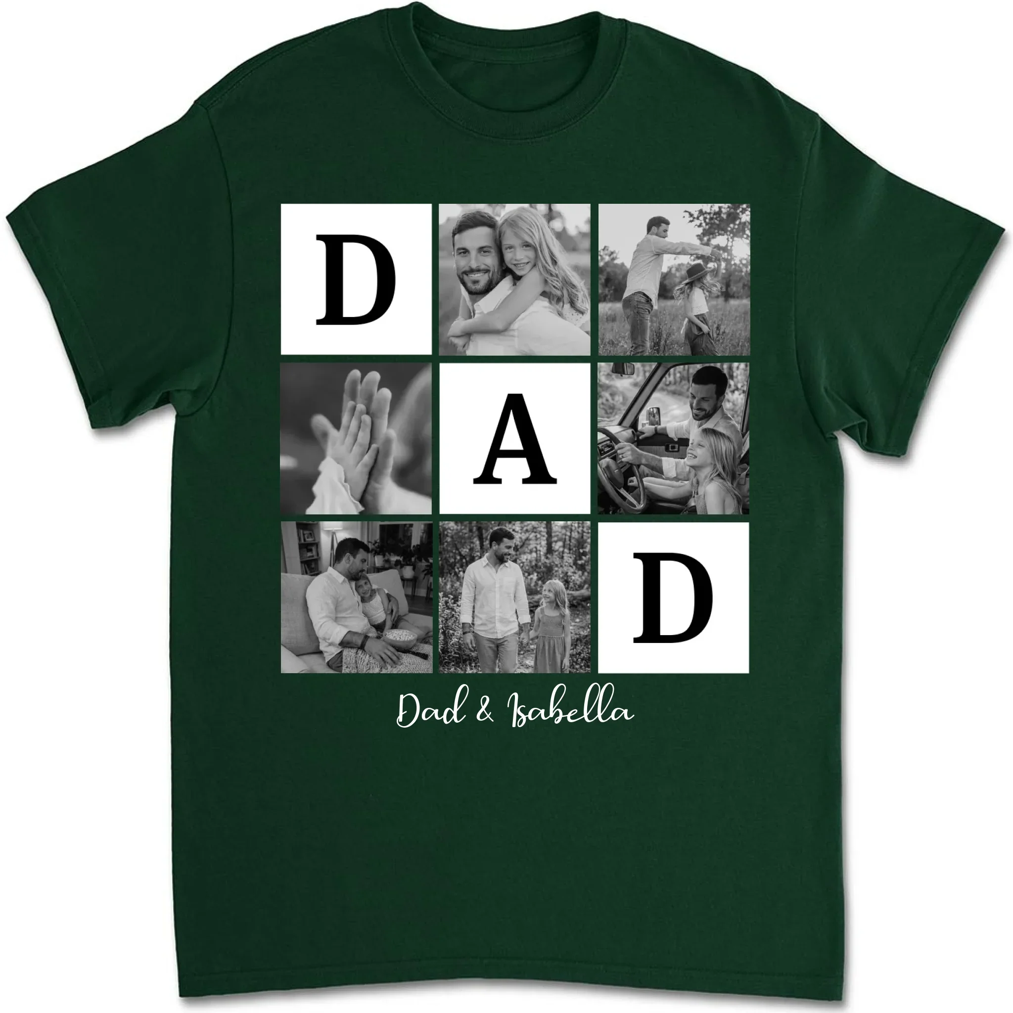 Fatherhood Looks Good Here - Personalized Custom Shirt - Image 9