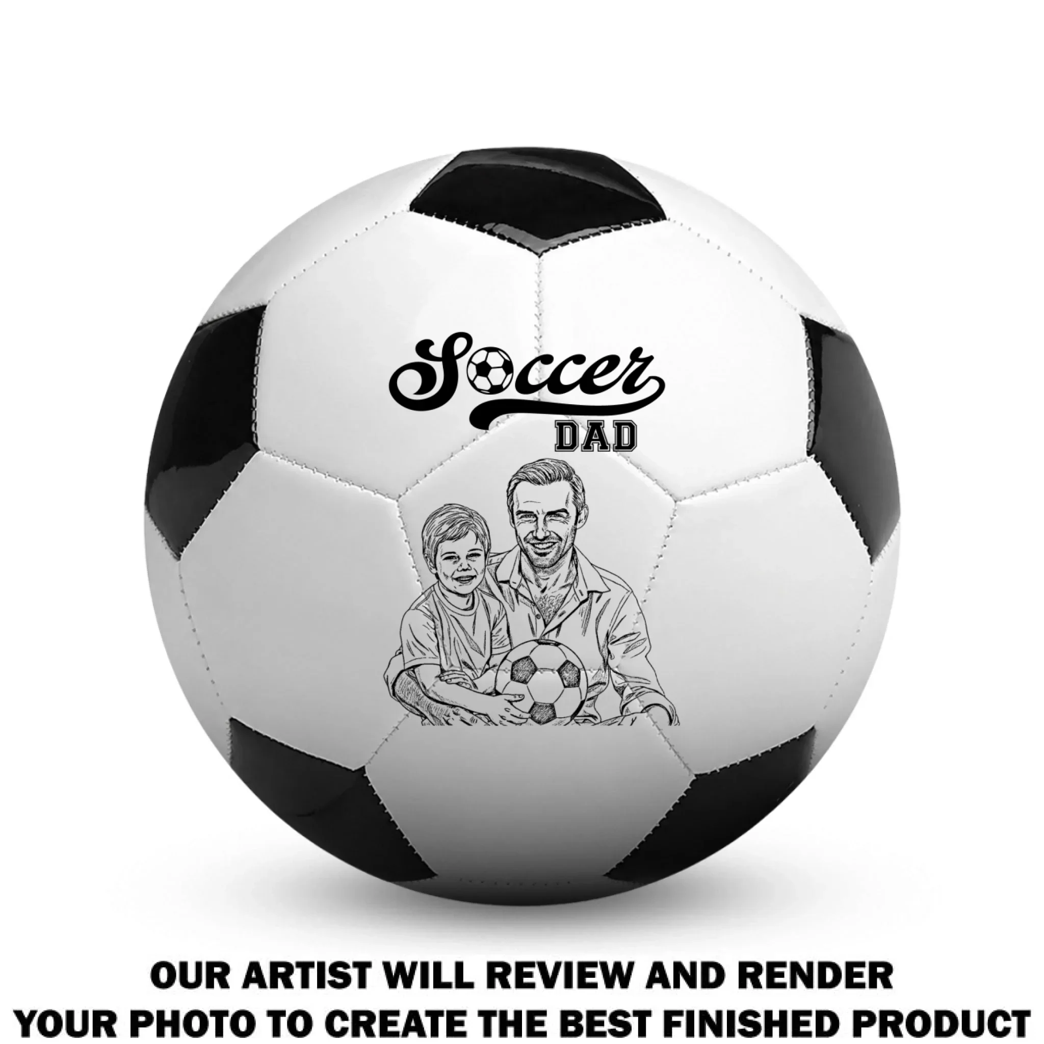 Favorite Player - Personalized Custom Soccer Ball - Image 8