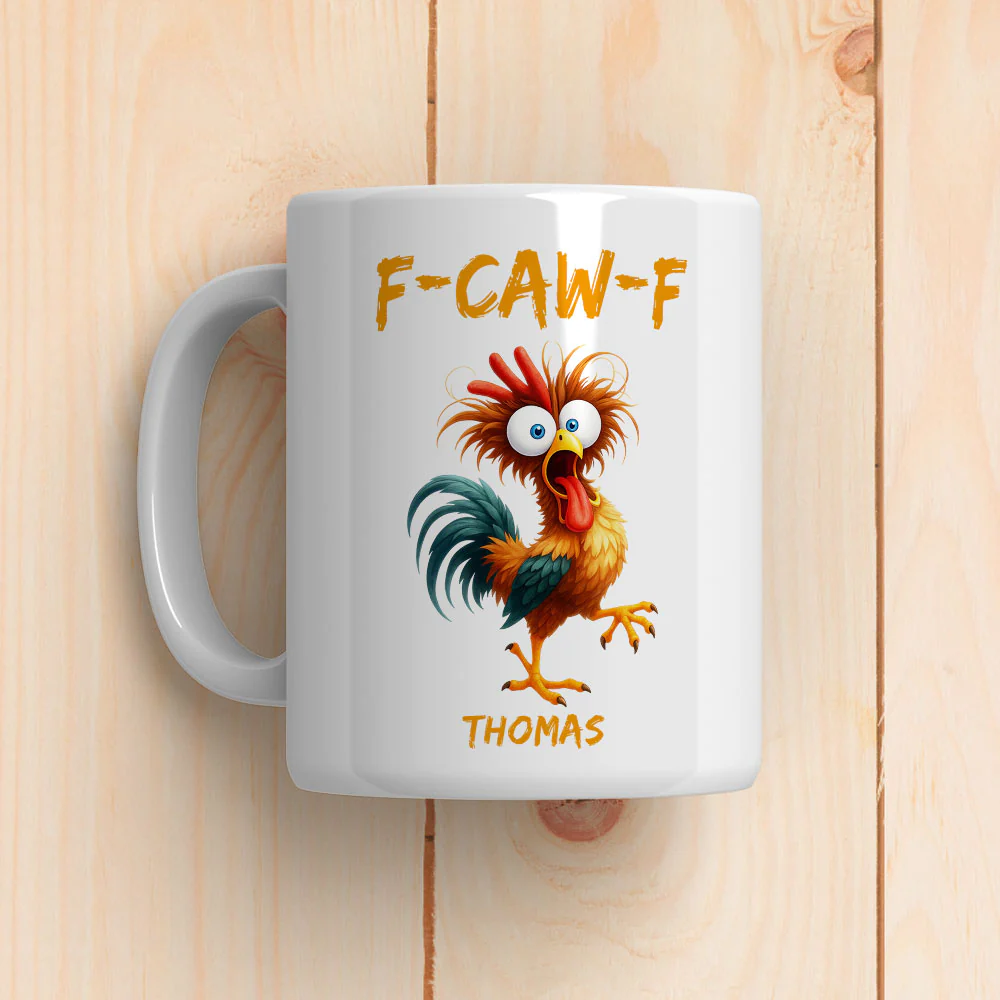 FCAWF Chicken Humor - Personalized Custom Coffee Mug - Image 4