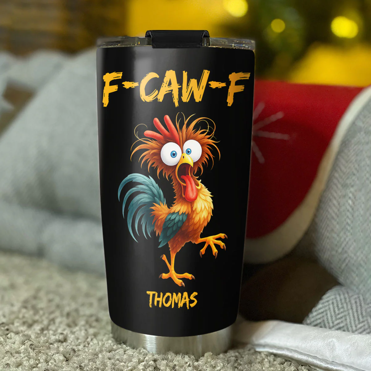 FCAWF Chicken Humor - Personalized Custom Tumbler - Image 5