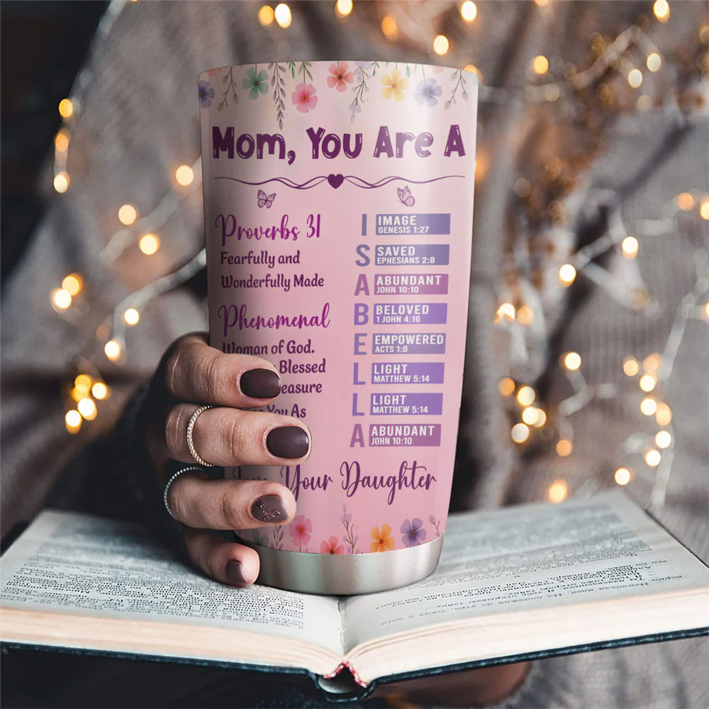 Fearfully And Wonderfully Made - Personalized Custom Tumbler - Image 2