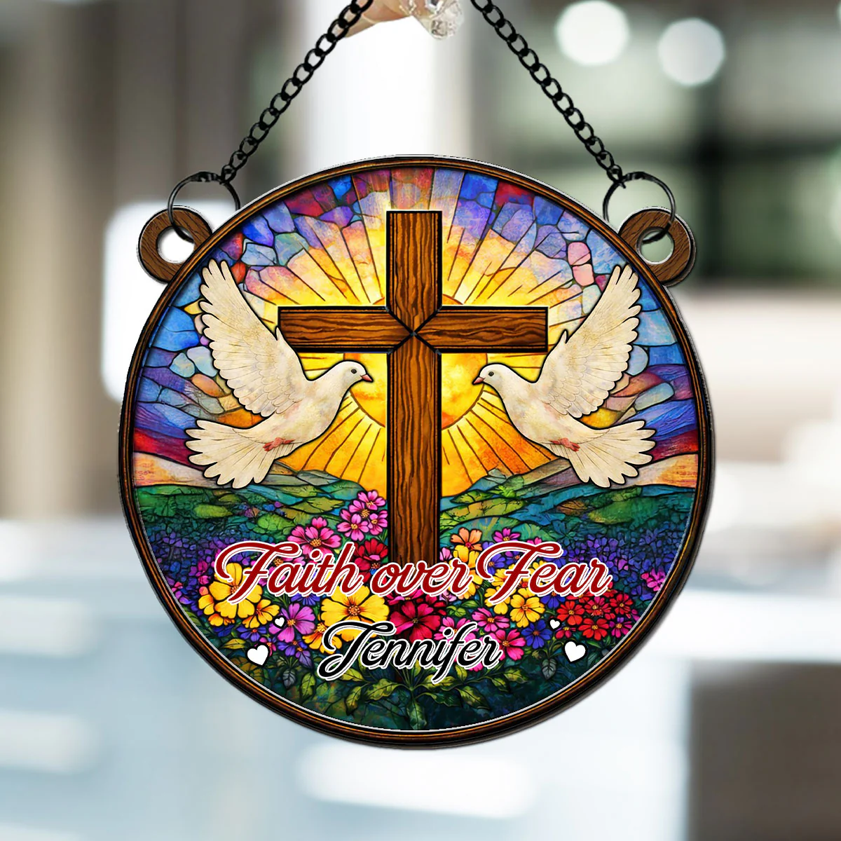 Filter Through My Soul - Personalized Custom Suncatcher - Image 2