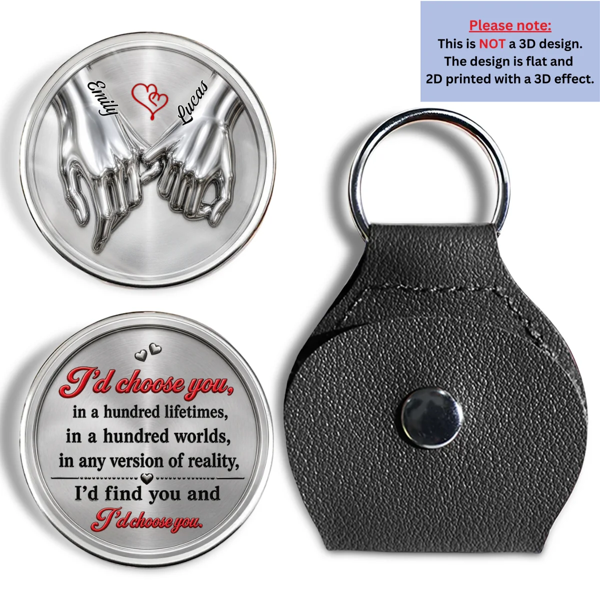 Find You And Choose You - Personalized Custom Pocket Hug - Image 8