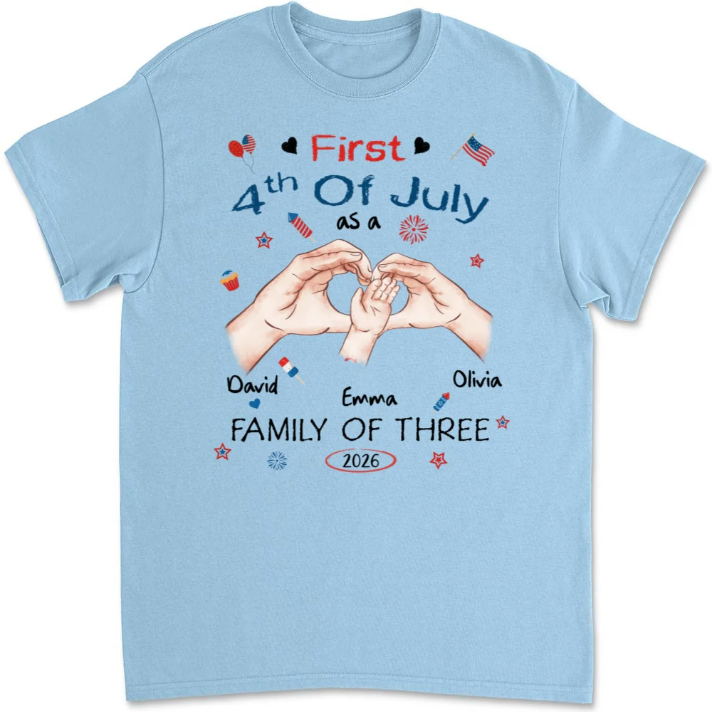 First 4th Of July - Personalized Custom T-shirt And Onesie - Image 11