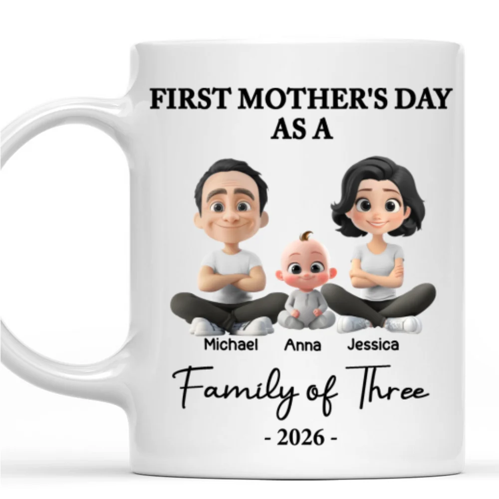 First Mother Day 2 - Personalized Custom Coffee Mug - Image 9