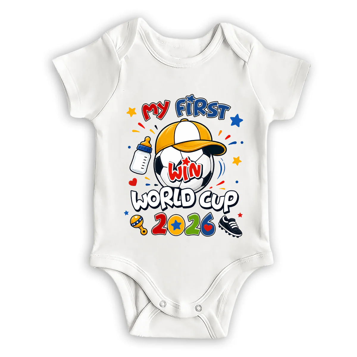 First World Cup - Personalized Custom Baby Onesie