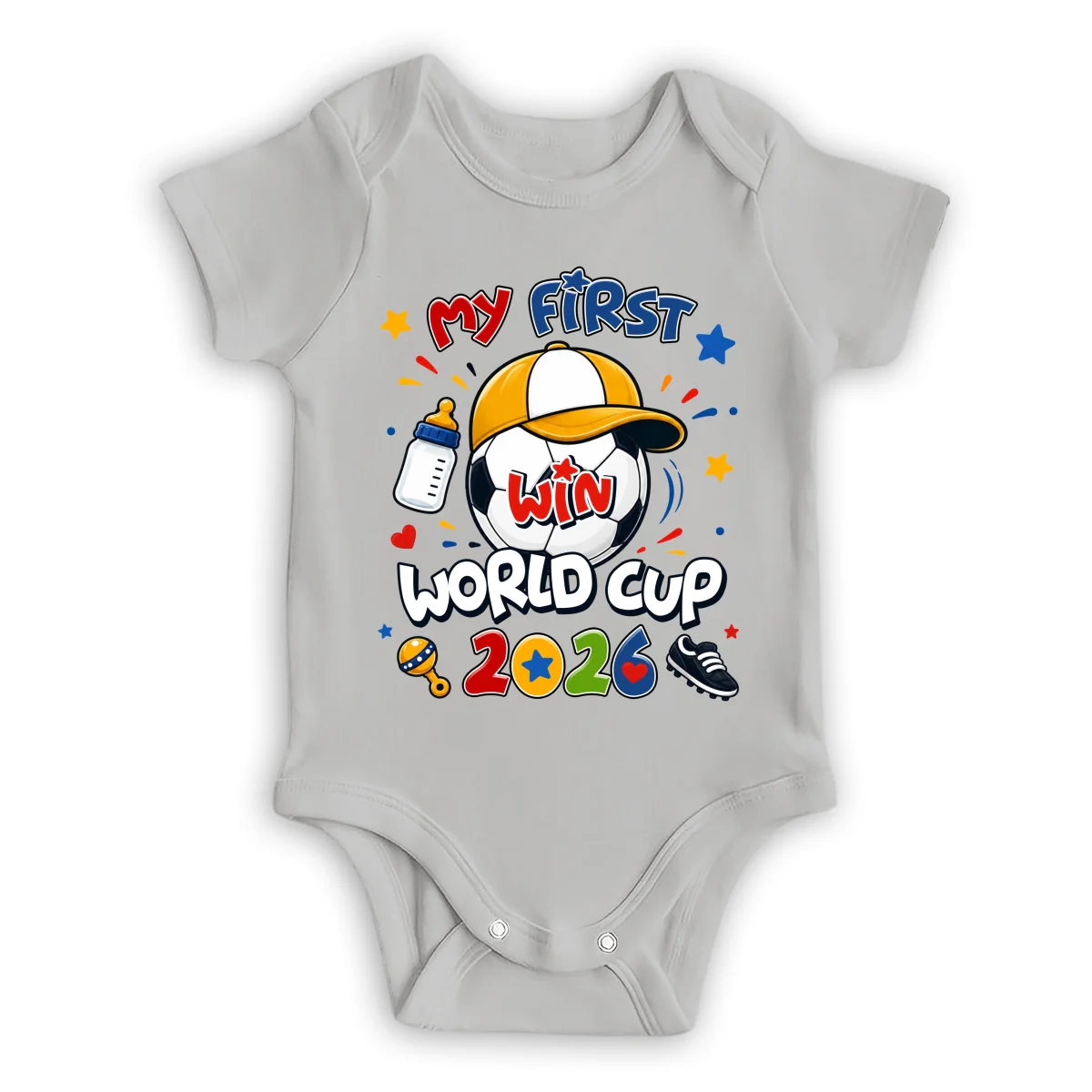First World Cup - Personalized Custom Baby Onesie - Image 7