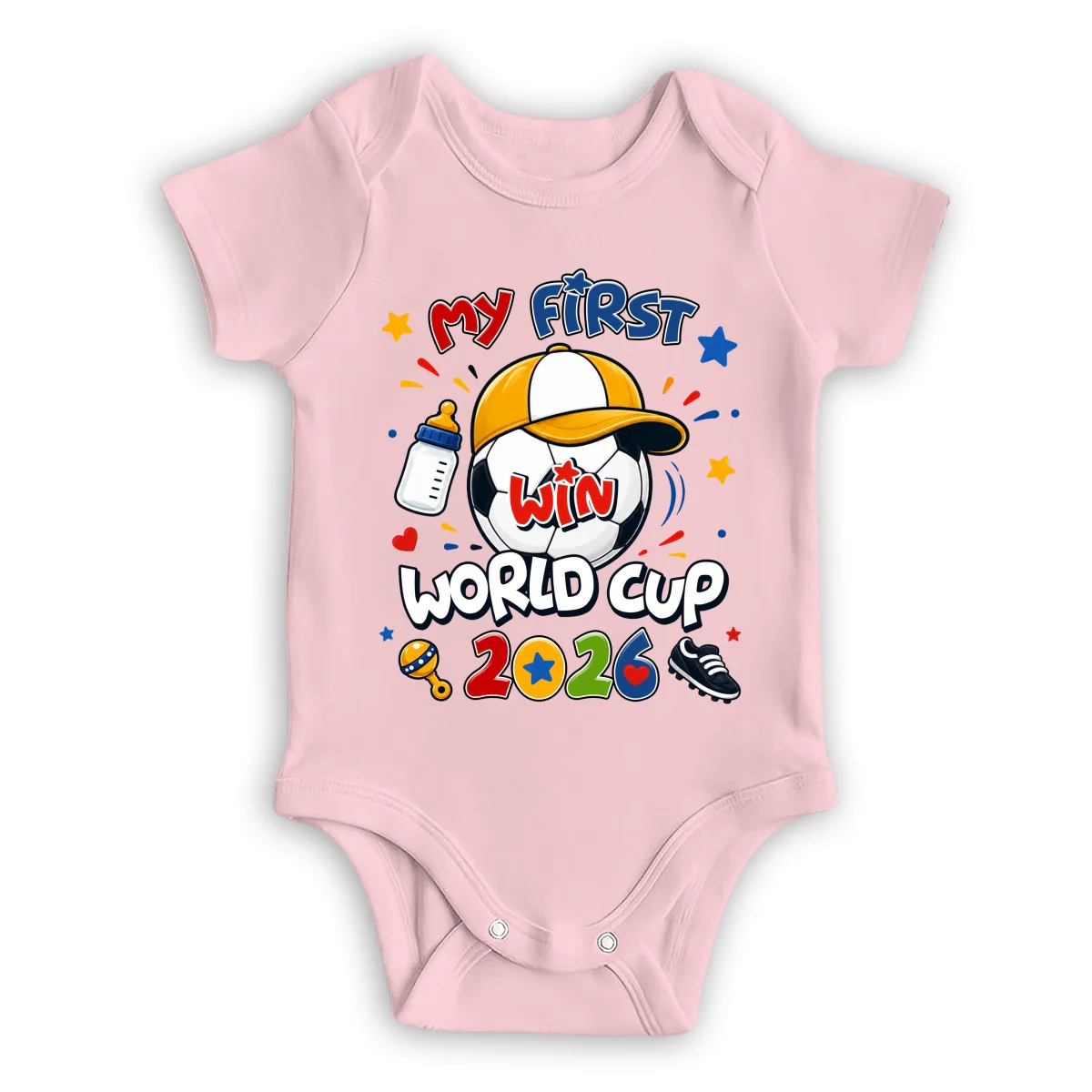 First World Cup - Personalized Custom Baby Onesie - Image 9