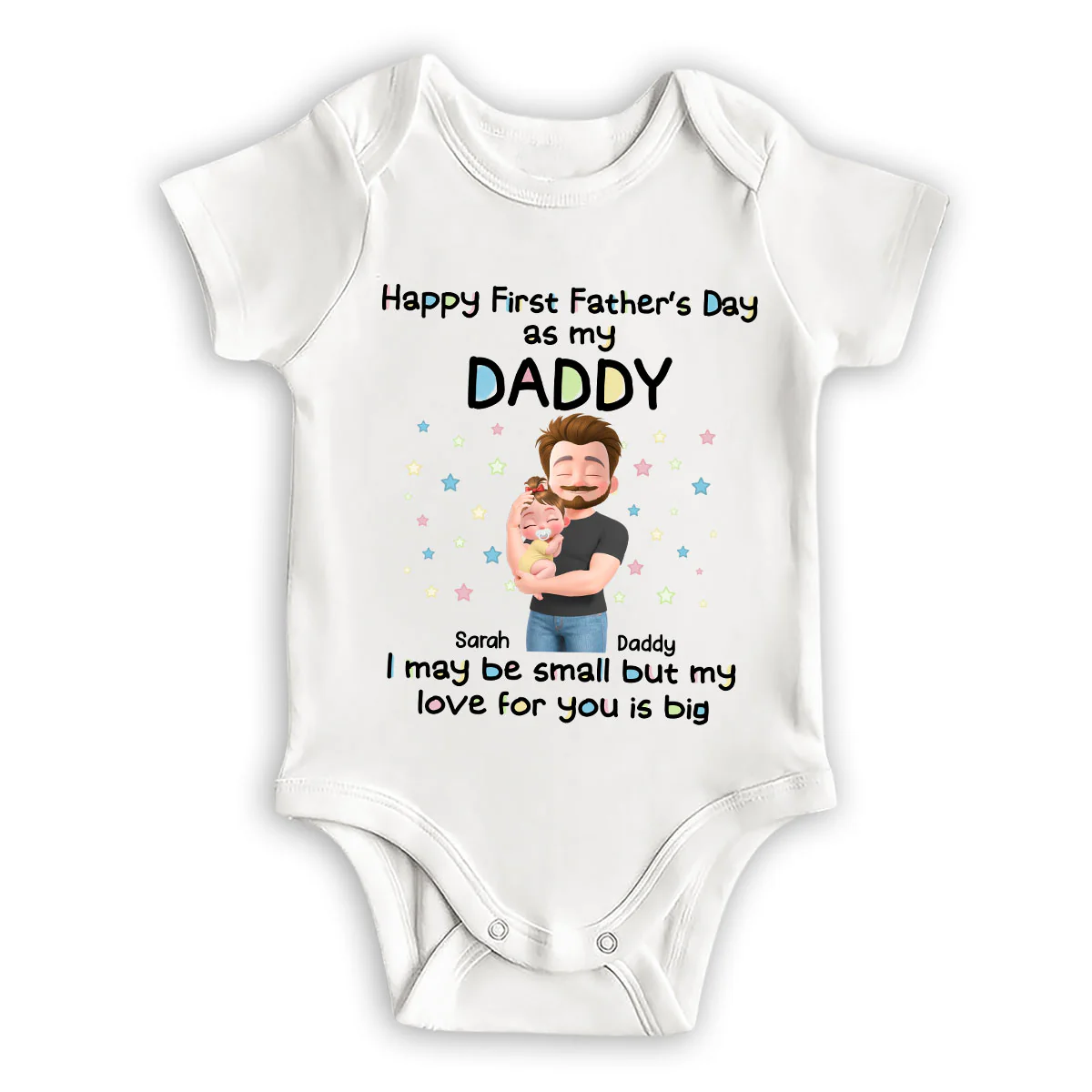 First Year With Baby - Personalized Custom Baby Onesie